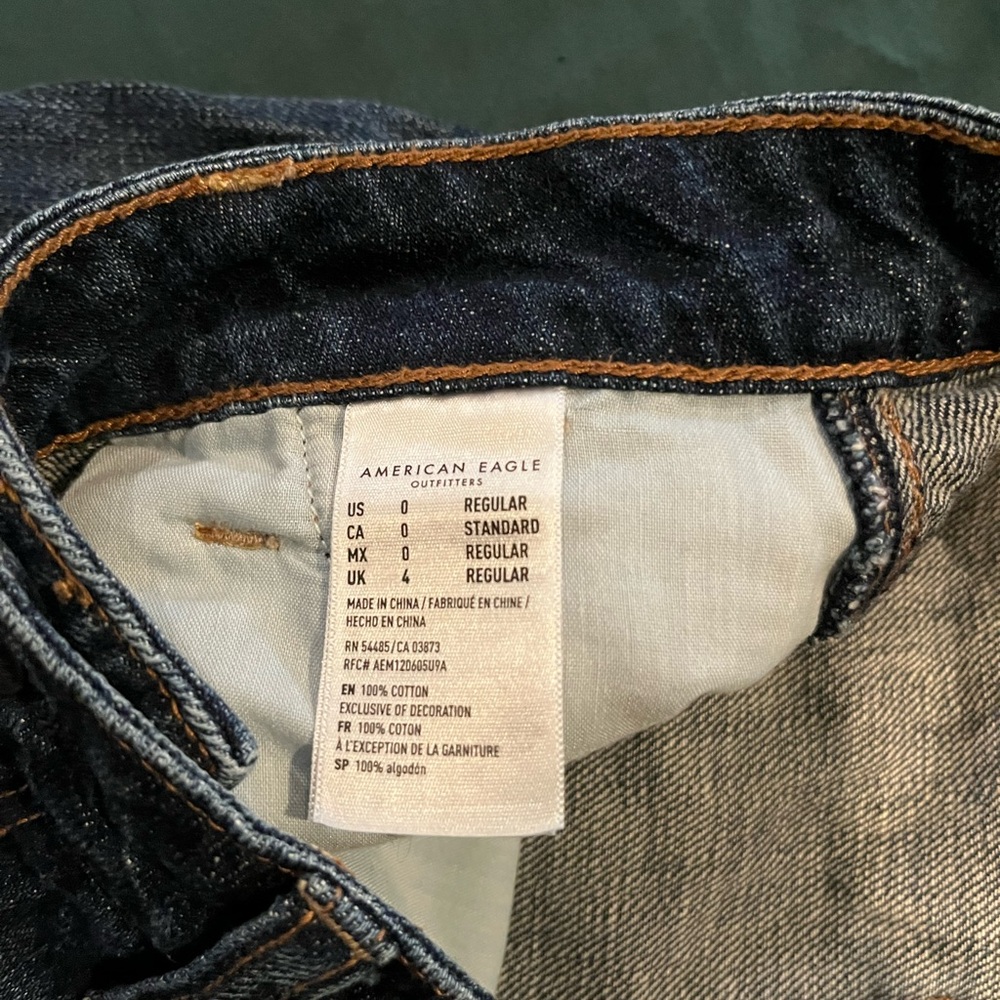 American Eagle high waist jean mini skirt - Picture 3 of 3